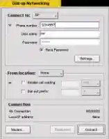 Рис. 1. BeOS > Preferences > Dial-up Networking